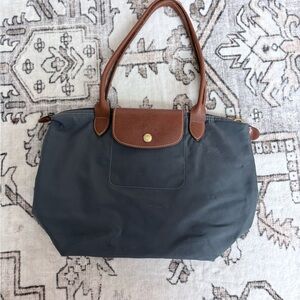 Gray Longchamp Le Pilage Tote Bag